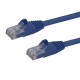 StarTech.com Cable de 1,5m Cat6 Ethernet de Red Azul - RJ45 sin Enganches - 24AWG - N6PATC150CMBL